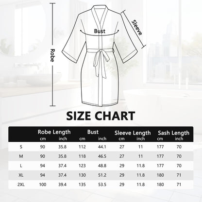 Black Teemie Women's Satin Robe Short Kimono Bathrobes Bride Bridesmaid Wedding Party Robes Sleepwear with Pockets